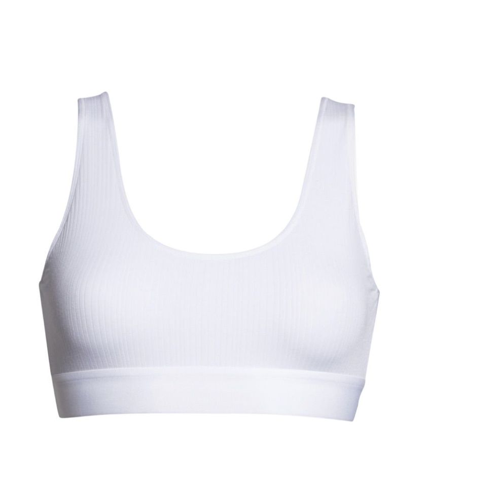 Cotton Bralette in Peach  Peach Wireless Bralette - Bra Top – Negative  Underwear