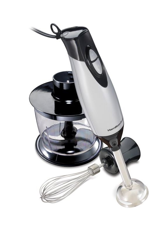 Cordless Rechargeable 2 Speed Immersion Blender with Whisk Attachment