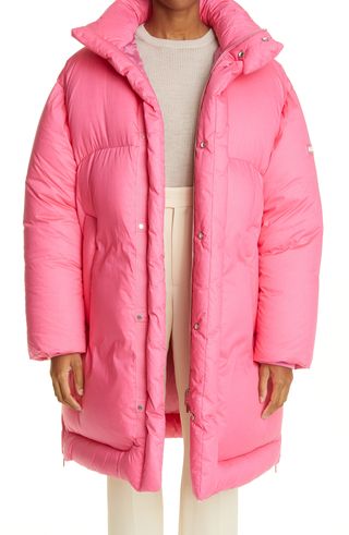 Ambush Down Puffer Coat in Pink Pink at Nordstrom, Size Small