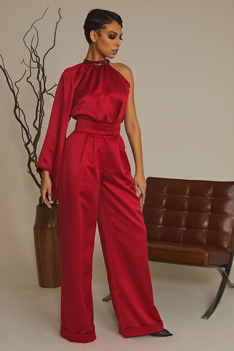What To Wear On Valentines (2022) Liza Wide-Leg Trousers