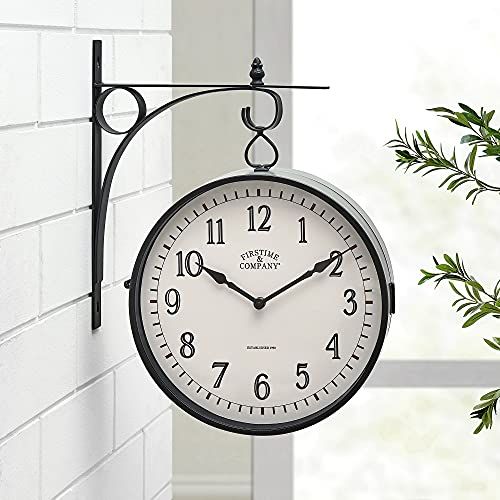 Indoor/Outdoor Clock and Thermometer