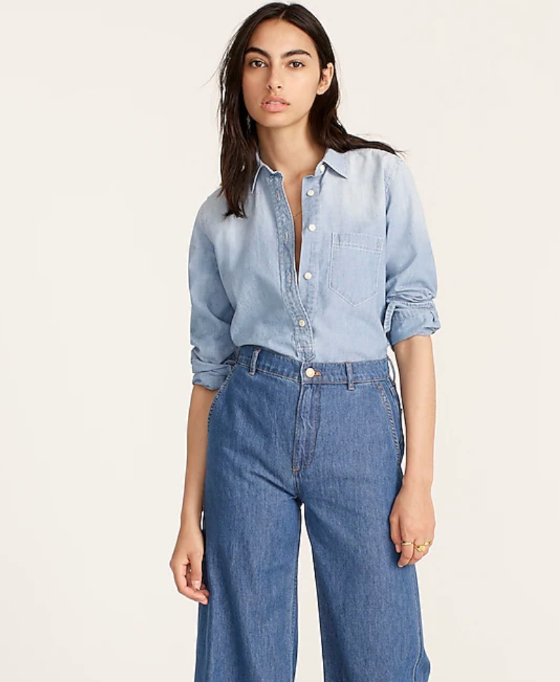 Best Chambray Shirts for Women in 2023 - Stylish Denim Shirts