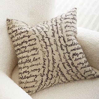 Sentiment Shield Printed Pillow Cover