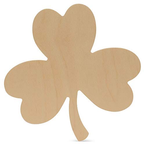 Wood Shamrock Cutout Decorations (Set of 3)