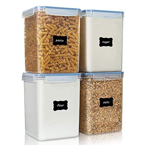 Large Food Storage Containers, Set of 4