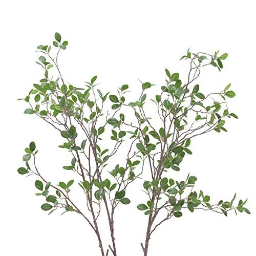 Artificial Tree Branches with Leaves, Set of 4