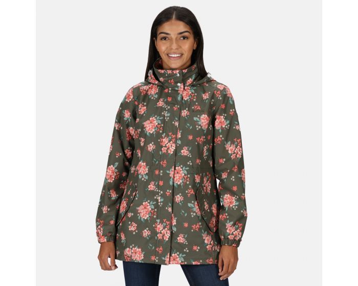 Floral rain mac clearance