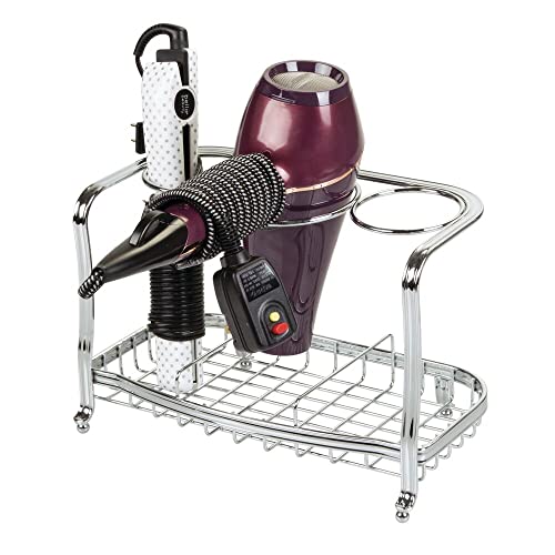Soporte para secador de pelo de pie y sin taladro