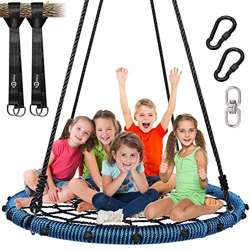 Netted Hanging Tree Swing