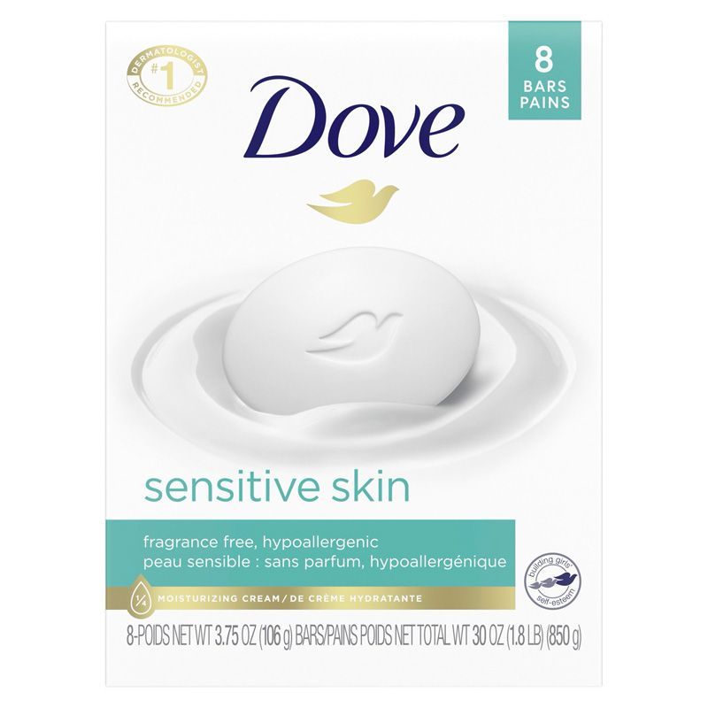 Dove Sensitive Skin Beauty Bar 8-pack