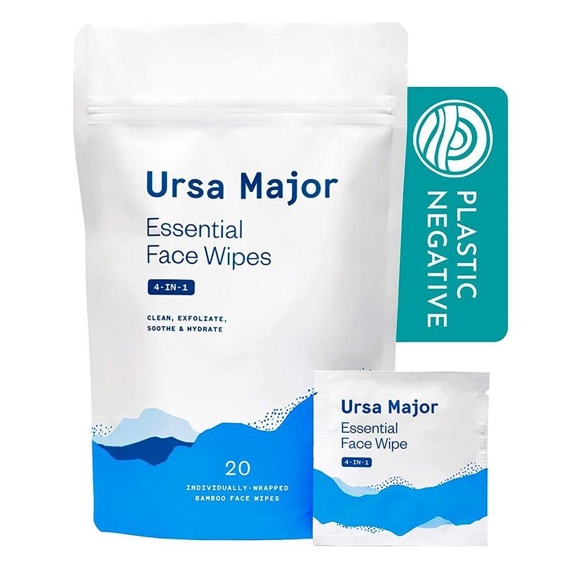 Ursa Major Essential Face Wipes 20-Count