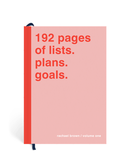 192 Pages of Plans Planner