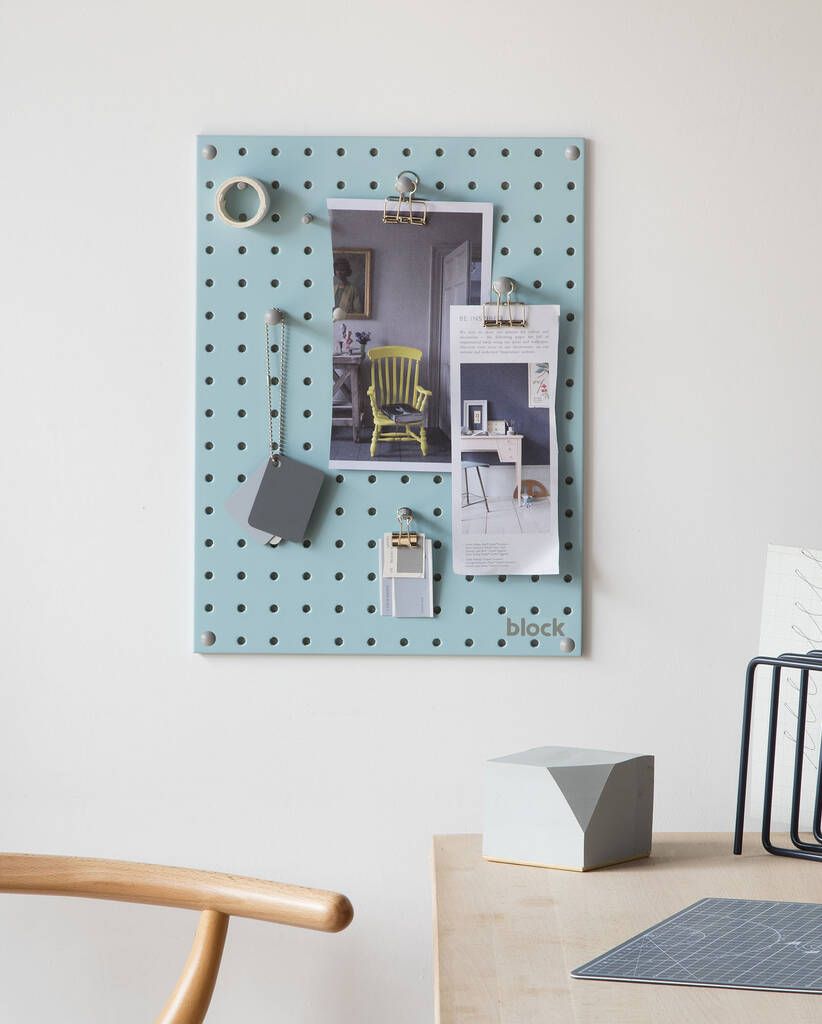 Small Pegboard With Wooden Pegs