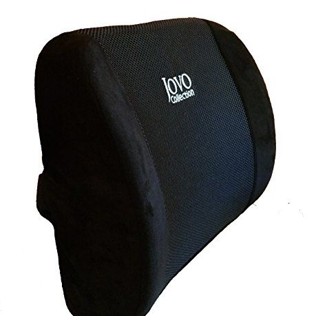 RESTCLOUD Adjustable Lumbar Support Pillow for Sleeping Memory Foam Back  Support