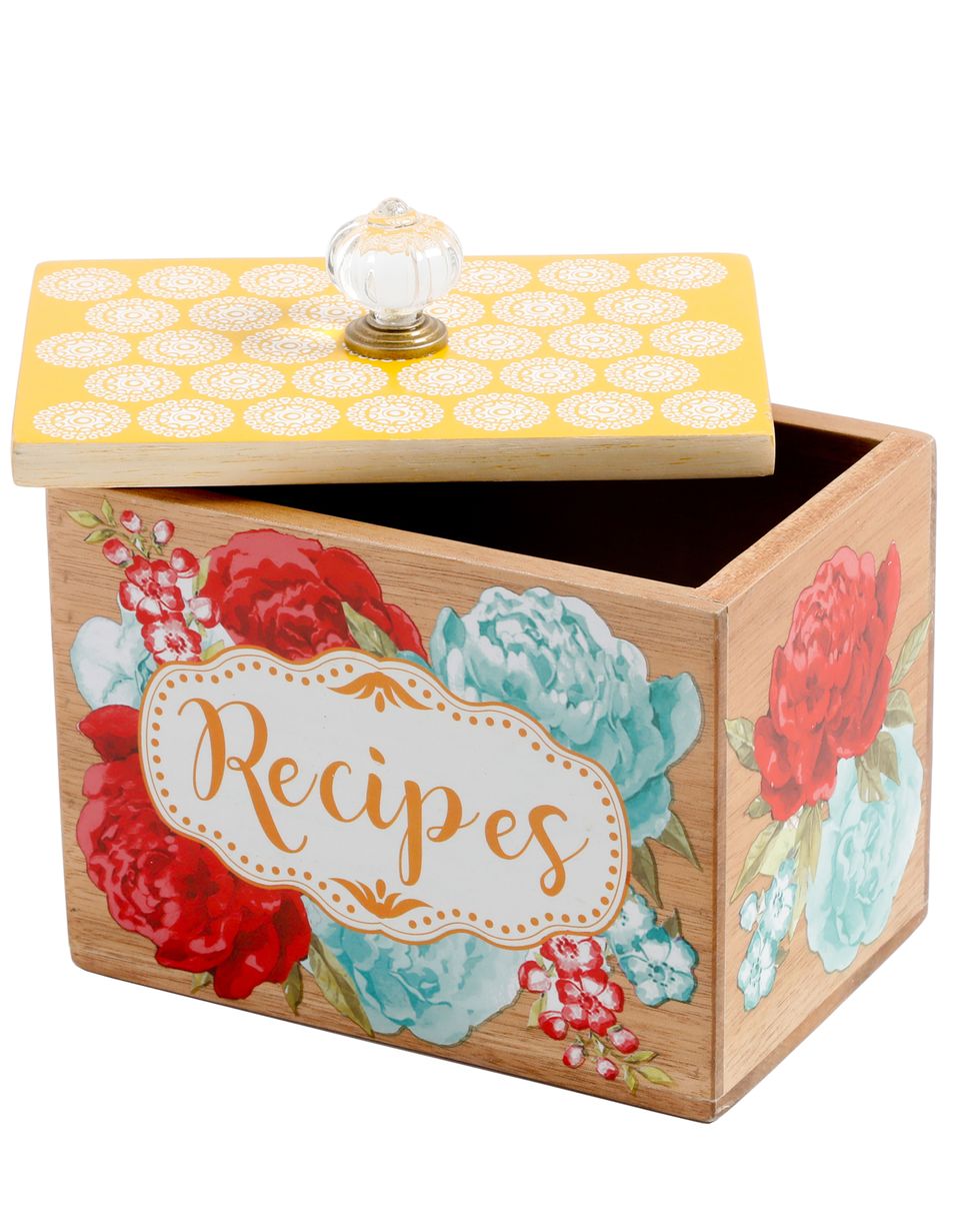 The Pioneer Woman Blossom Jubilee 6.2-Inch Recipe Box