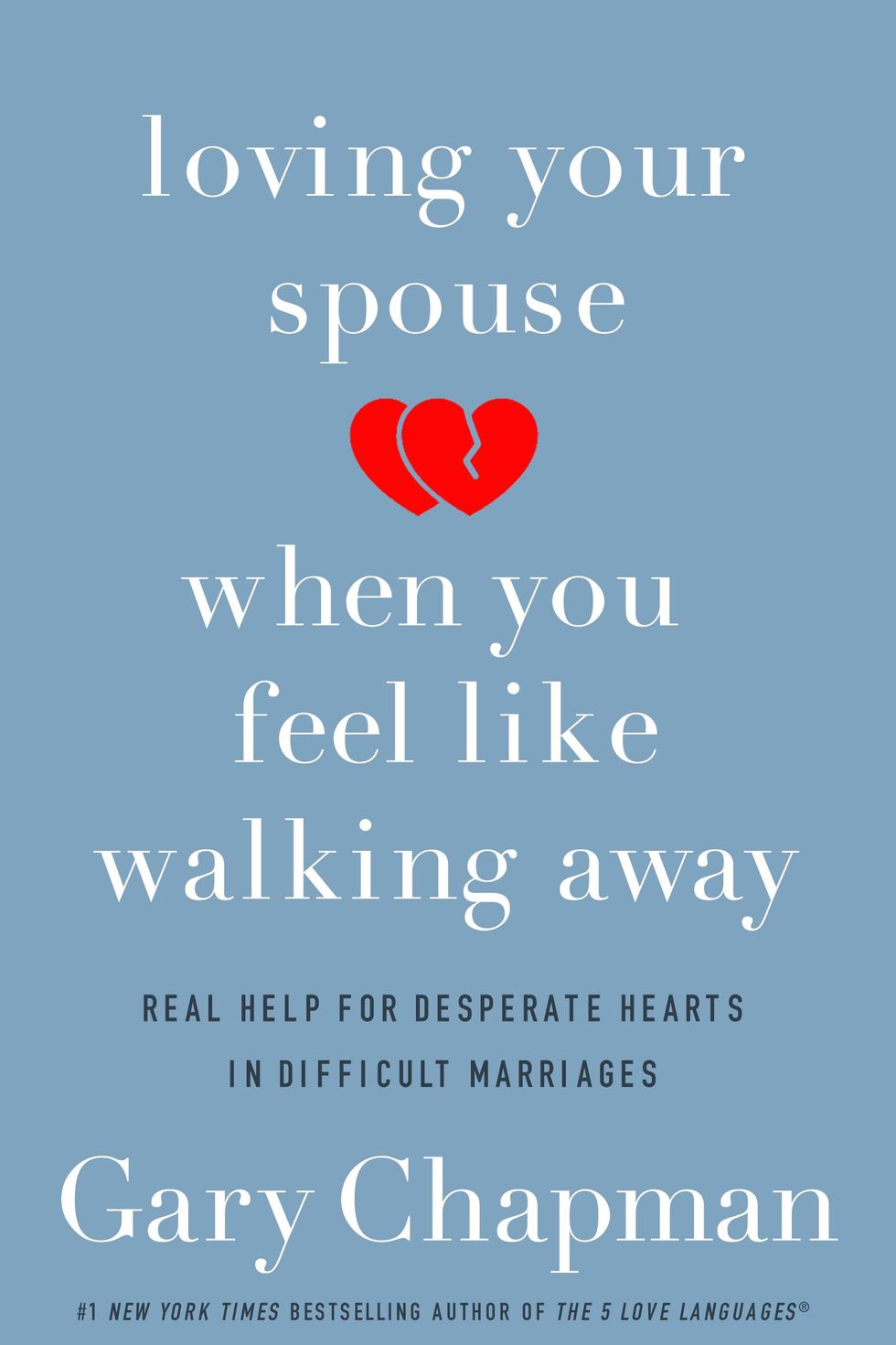 <i>Loving Your Spouse When You Feel Like Walking Away</i>, by Gary Chapman