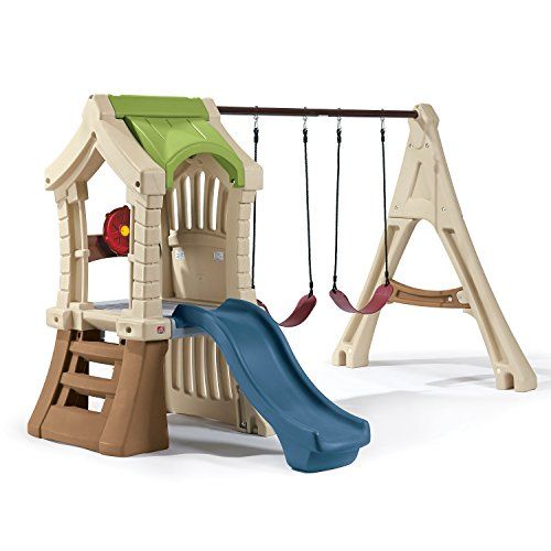Plastic Play Set with Swings