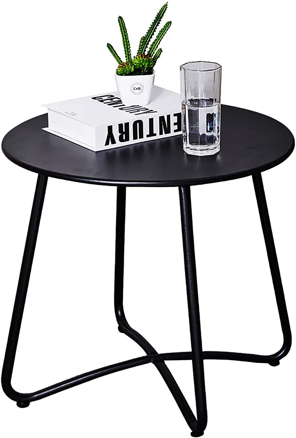 Small outdoor side on sale table black