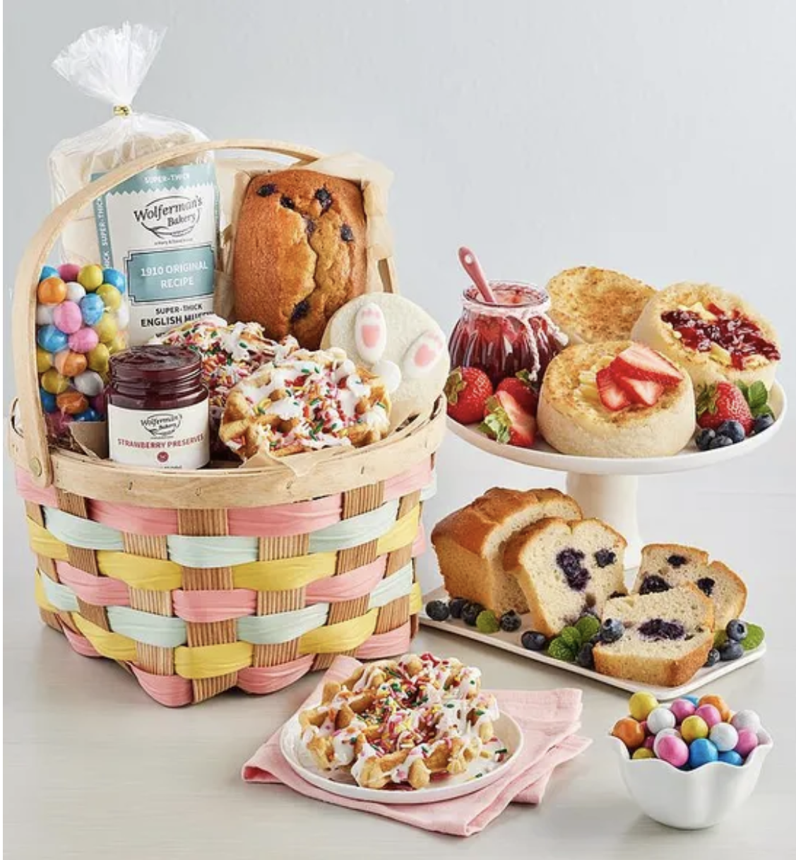 PERSONALIZED basket with your child's first name Mustard