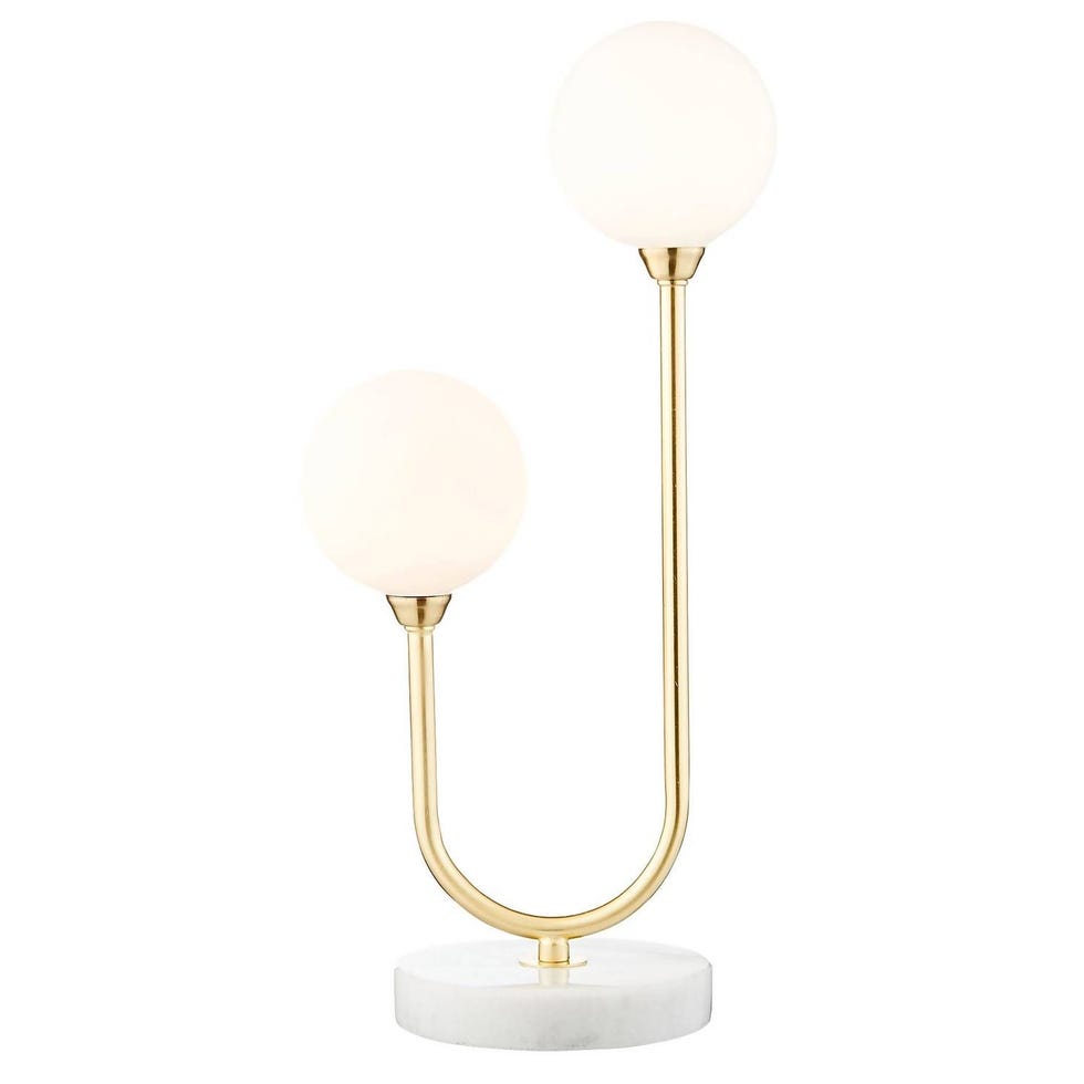 House Beautiful Delta Marble Table Lamp
