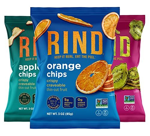 RIND Snacks Unsweetened Dried Fruit Chips 