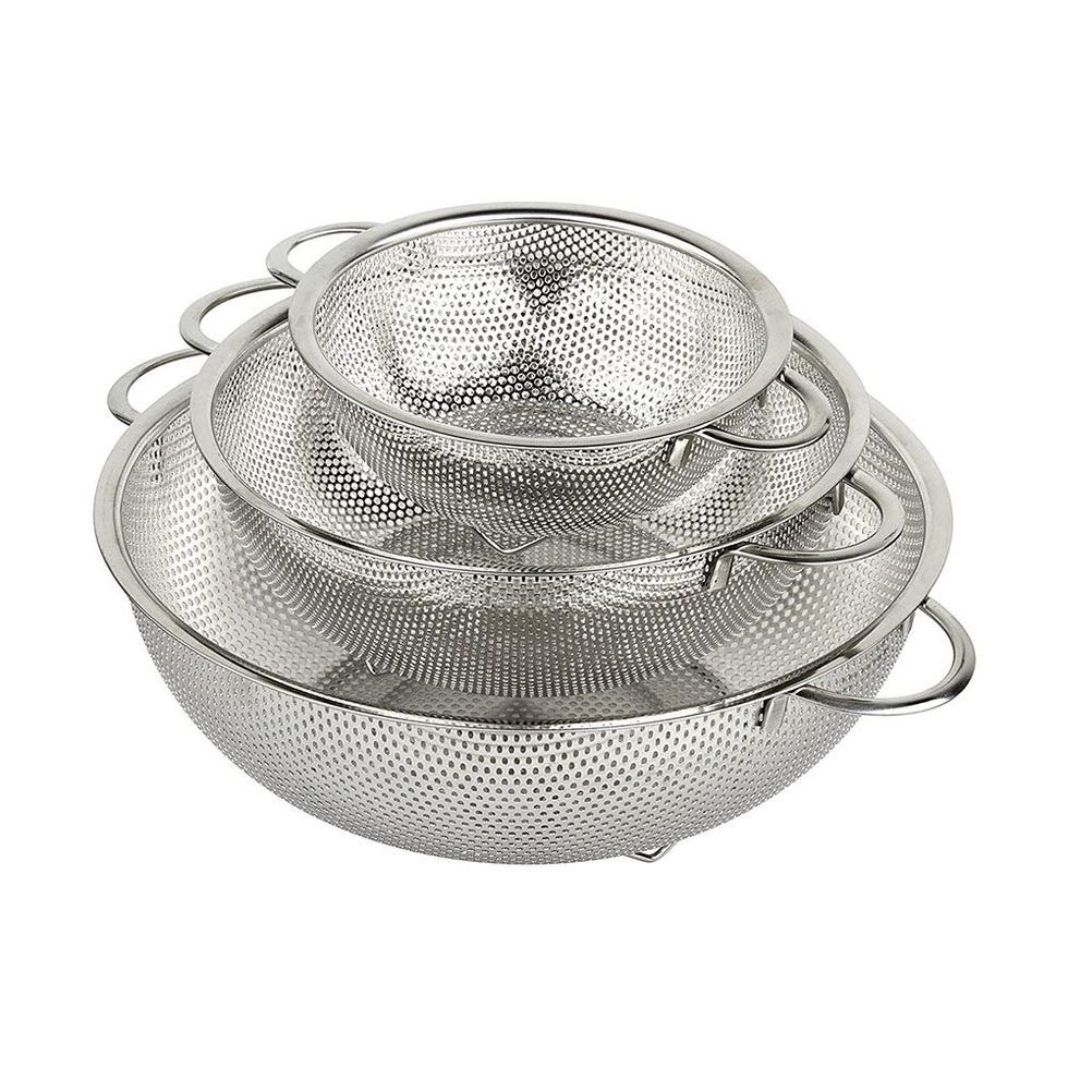 HÖLM Stainless Steel Micro-Perforated Strainers (Set of 3)