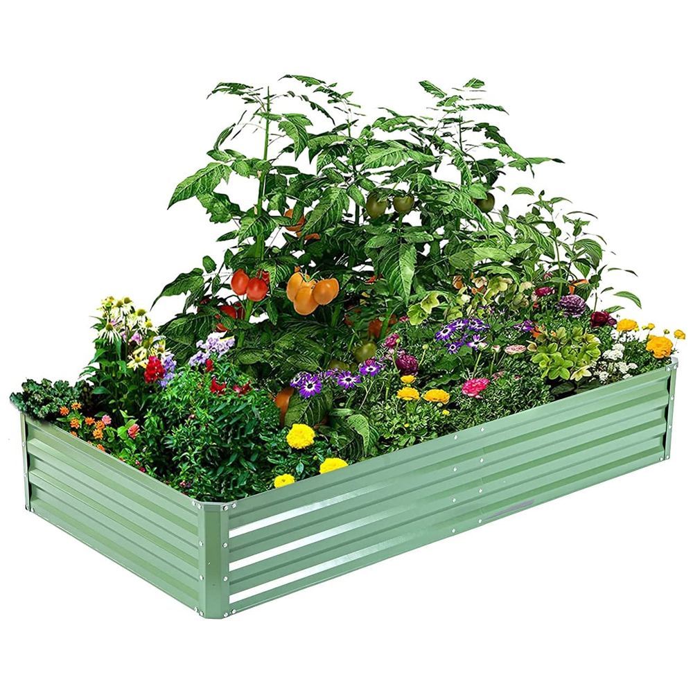 Zizin online metal raised garden bed