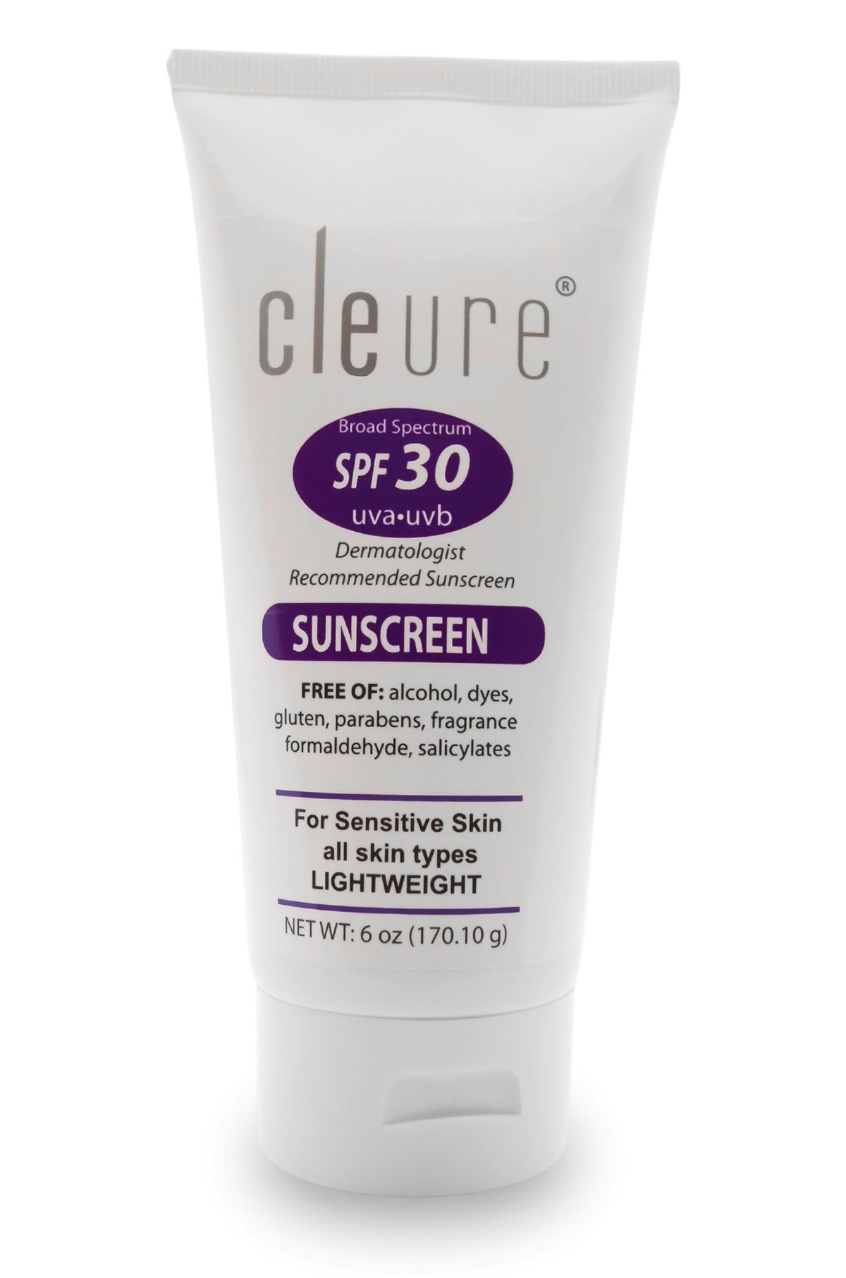 Cleure Zinc Oxide Natural SPF 30 Sunscreen 