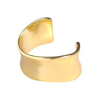 Textured Brass Cuff Bracelet