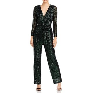 Sequined Long Sleeve Jumpsuit 