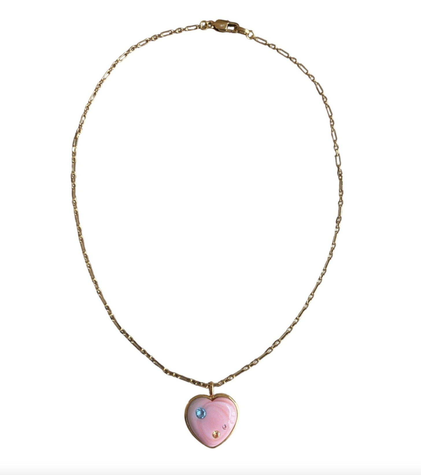 Black Pink Cord Crystal Pendant Necklace Statement Costume Gift Women Girls UK