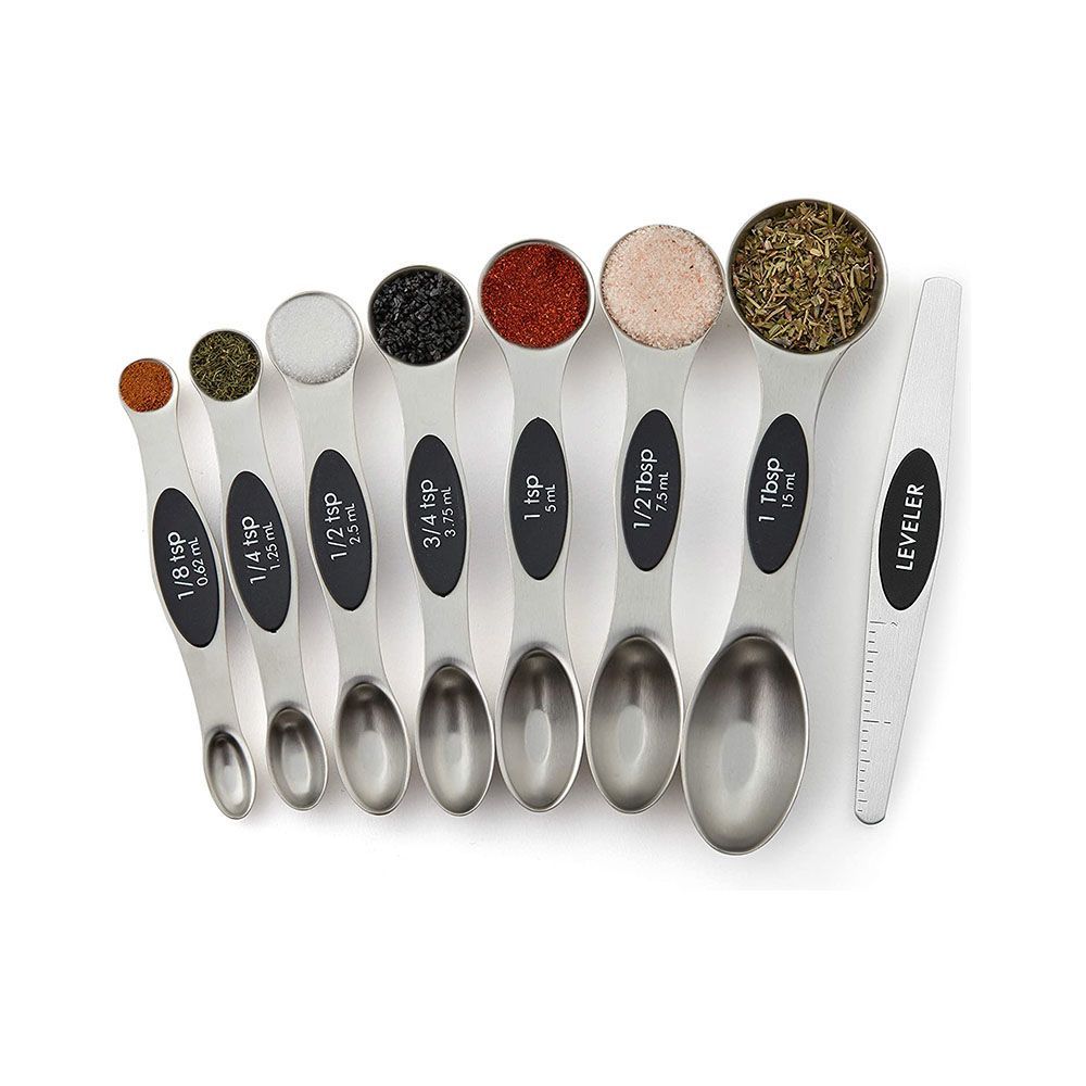 Spring Chef Dual-Sided Magnetic Measuring Spoons (Set of 8)