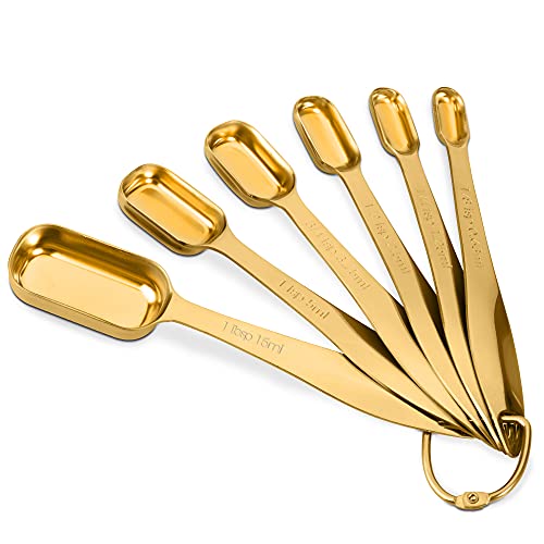ALLWIN-HOUSEWARE Stainless Steel Measuring Spoons (Set of 6)