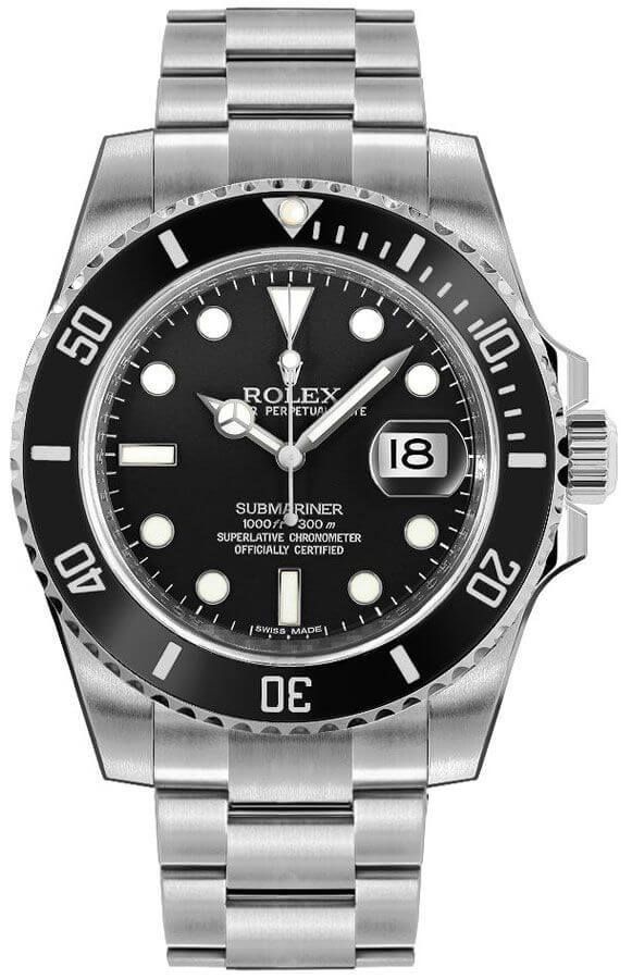 Submariner Black Date Watch