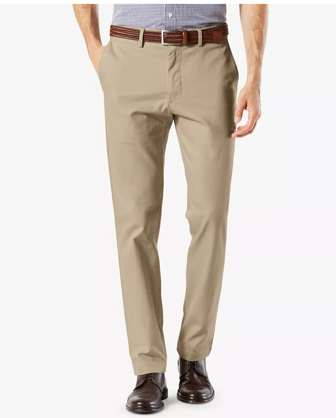 Men's Cotton Stretch Khaki Pants