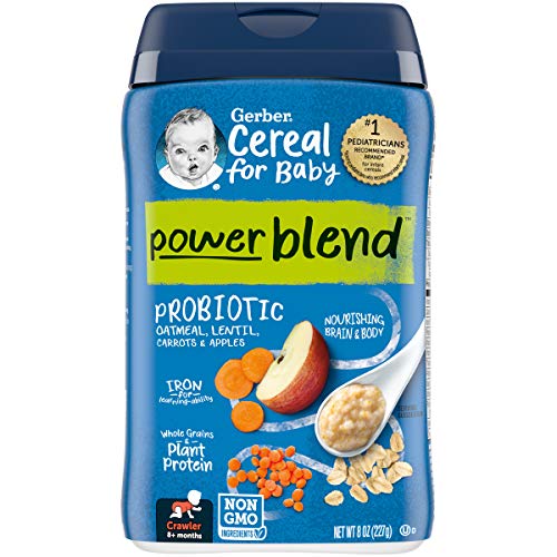Gerber Oatmeal Lentil Carrot Apple Probiotic (Pack of 6)