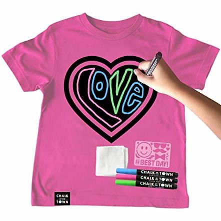 Heart Chalkboard T-Shirt Kit for Kids