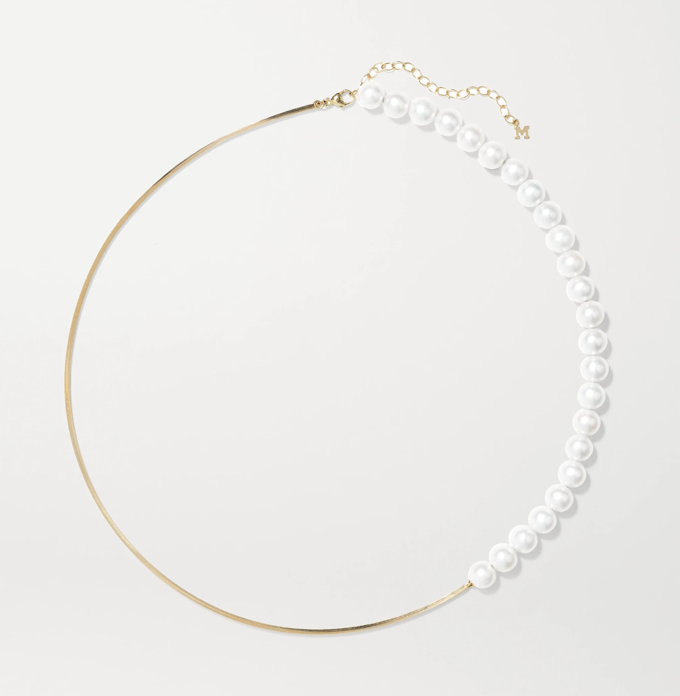 14k gold pearl necklace