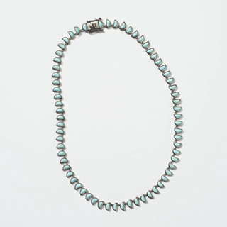 Small Worm Rivière Necklace - Turquoise