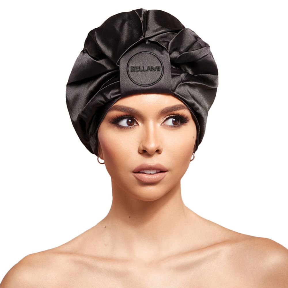 Stylish Womens Pure Silk Satin Cap Sleep Hat Bonnet Hair Wrap For Long Hair Care