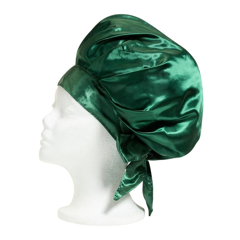 Satin Bonnet Silk Bonnet for Sleeping Silk Sleep Cap Double Layer Hair  Bonnet with Elastic Tie Band for Curly Hair Night Cap