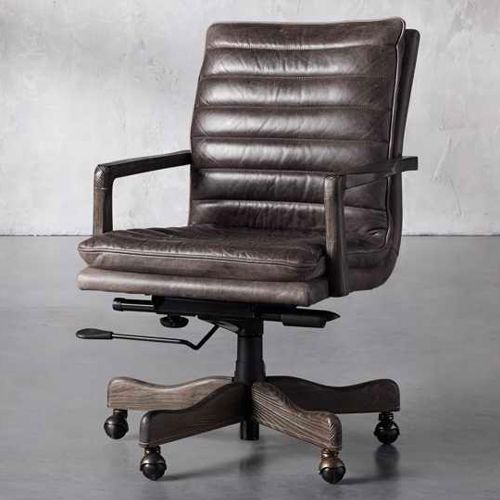 Cedrick Leather Desk Chair