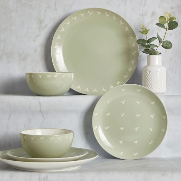 Thyme Green Dinner Set