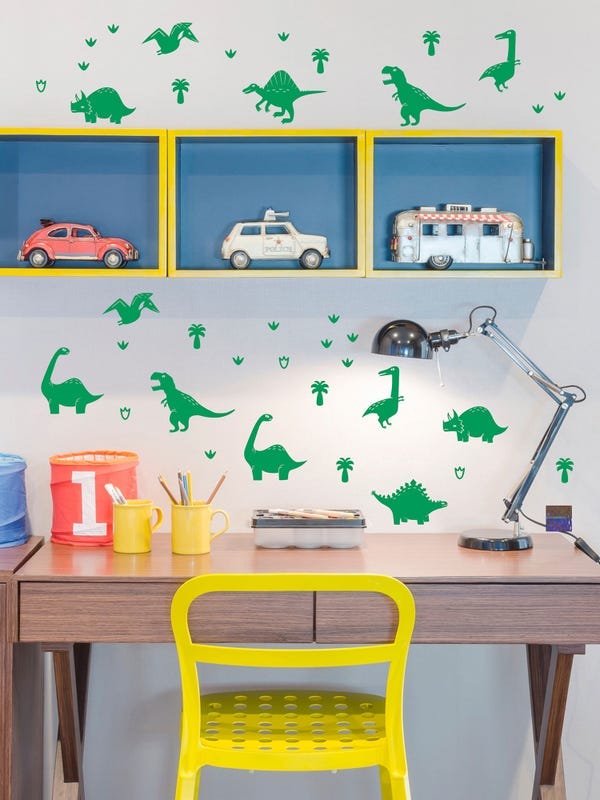 Pom Le Bon Homme Dinosaurs Wall Stickers