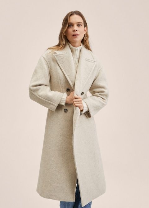 Mango wool jacket sale