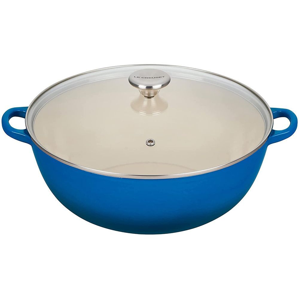Enameled Cast Iron Chef's Oven with Glass Lid