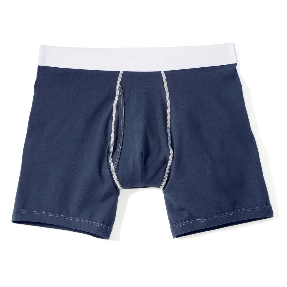 Hollister Men's Longer-Length Trunk Brief Boxer/ Underwear Navy Size XL