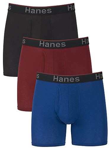 Hanes Ultimate Comfort Flex Fit Ultra Soft Mens 4 Pack Boxer