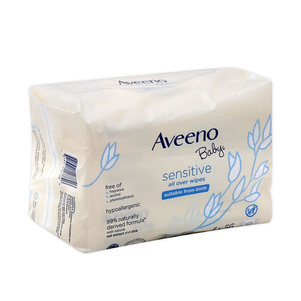 Aveeno Baby Sensitive All-Over Wipes
