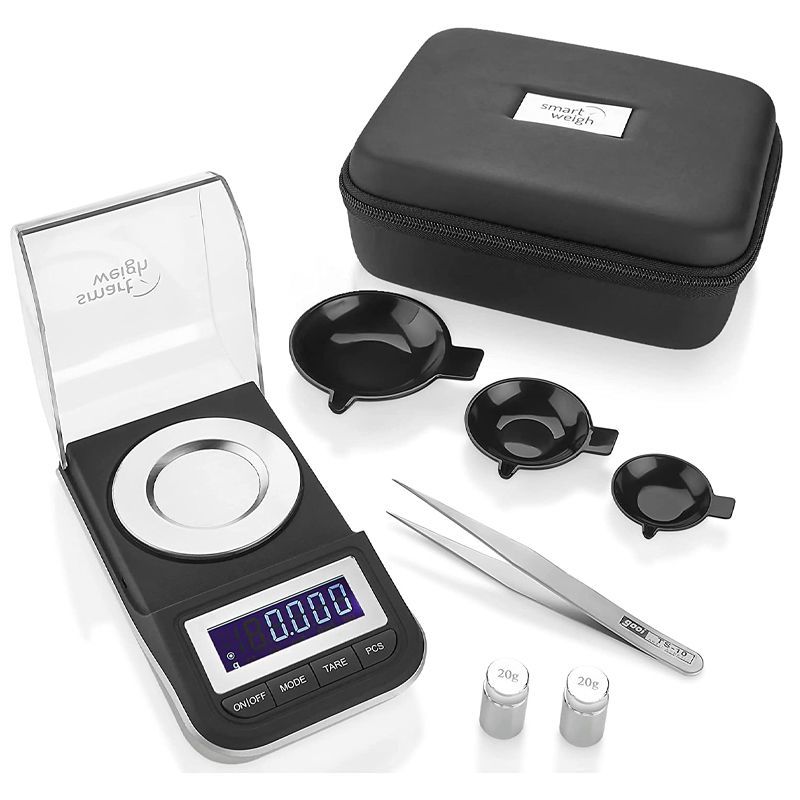 DIGITAL SCALE CALIBRATION KIT WITH 5 PC SET MEASURING PANS & 100 GRAM WEIGHT 